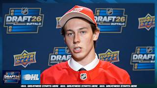 2026 NHL Draft Media Availability: Beckham Edwards – Detroit Red Wings