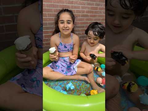 طلع الايسكريم يحل كل المشاكل 😂😂 #ايس_كريم #icecream #بوظة #السعودية