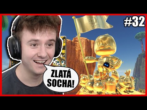 ODEMKL JSEM ZLATOU ASTRO SOCHU!😱 Astro Bot #32