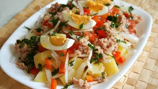 ENSALADA DE PAPAS COMO PLATO ÚNICO