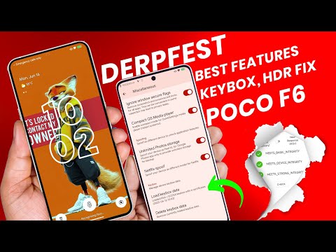 POCO F6 - DerpFest 15.2 (Qpr2) with Keybox & HDR Fix with New Features and Ui Improvement 🔥