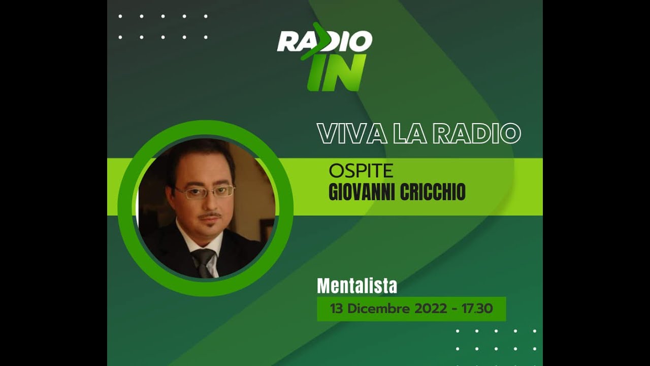 Giovanni Cricchio Il Mentalista Siciliano