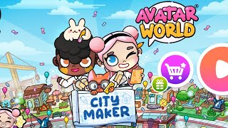[LIVE] NEW UPDATE CITY MAKER ! AVATAR WORLD PAZU