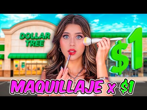 ME MAQUILLO LA CARA COMPLETA CON MENOS DE $100 *makeup challenge barato*