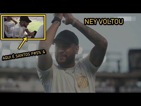 Olha o que Neymar falou após acerta com santos "Ney se emocionou"