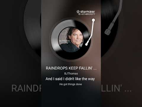 #Raindrops are Falling on my Head# BJ Thomas