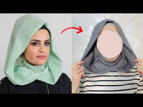 خياطة البوني التركي مشروع مربح من بيتك فقط🤩// Diy bonnet hijab