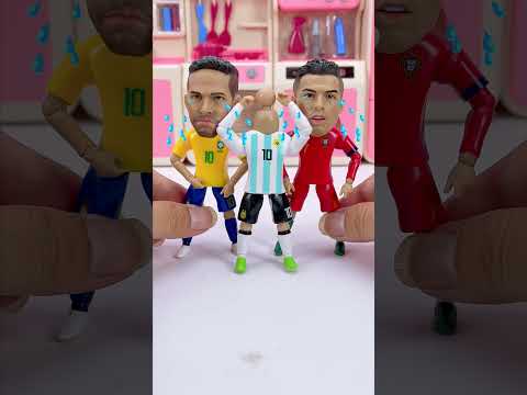 Satisfying with Unboxing Lionel Messi, Ronaldo Neymar & Dinosaur Toys ASMR Video #ronaldo #funny