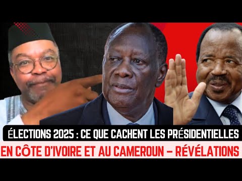 Élections 2025 : Ce que cachent les présidentielles en Côte d’Ivoire et au Cameroun –par Prof.Nyamsi