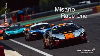 LIVE I Race 1 I Misano I McLaren Trophy Europe 2026