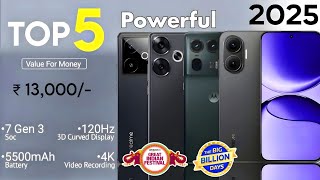 TOP 5 Best 5g phone under 13000 in 2025 | best phone under 13000 | Flipkart big billion days  2025