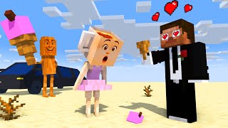 Herobrine and Ballerina Capuchina LOVE STORY - Minecraft Animation