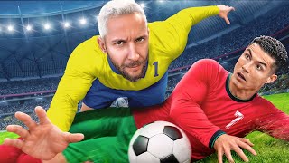 24 DESAFIOS INSANOS DE FUTEBOL COM MINI MESSI E ISAAK PÉ DE FERRO