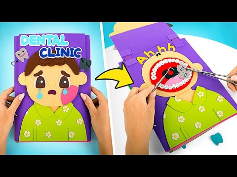 Fabrication d’un super livre de dentiste avec du papier mousse