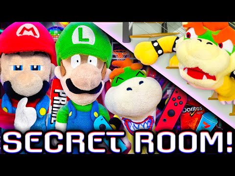 Crazy Mario Bros: The Secret Gaming Room!