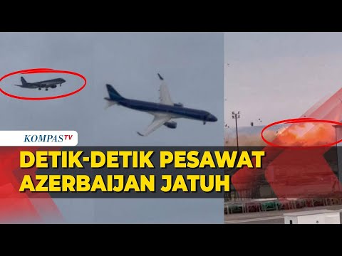 Detik-Detik Pesawat Azerbaijan Jatuh di Kazakhstan: Mendarat Darurat dan Terbakar