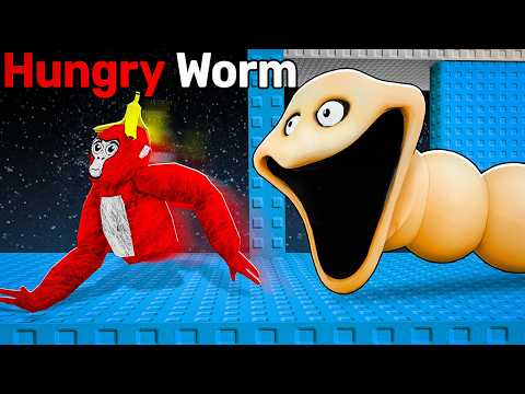 We Found The HUNGRY WORM In Gorilla Tag