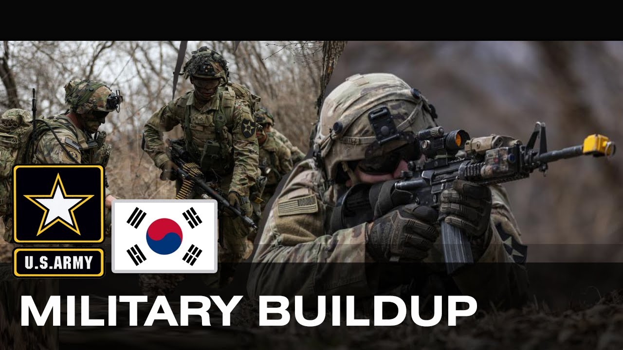 Korean Build-up : US & South Korean Troops Joint Military Exercise