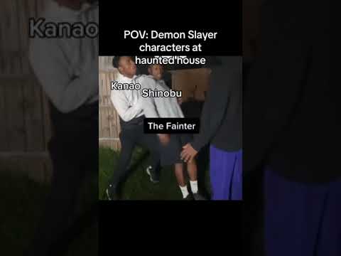 DEMON SLAYERS AT HOUNTED HOUSE 🤣🤣🤣 FUNNY