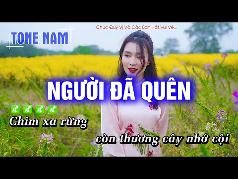 Karaoke Người Đã Quên Tone Nam Nhạc Sống | Hoàng Dũng Karaoke