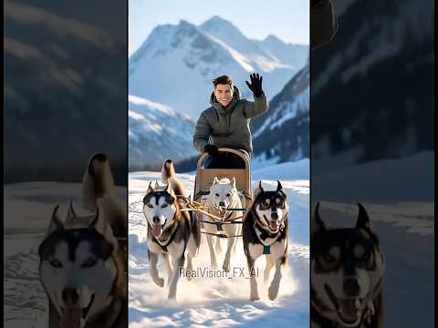 ?️ ميسي جاب موتوسيكل دهب وغرز في التلج! ورونالدو أنقذنا بكلاب الهاسكي! ?❄️ (نهاية صدمة)#shorts