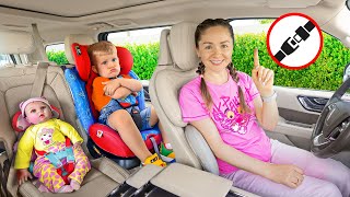 Oliver & Adam’s Car Safety Story 🚗 | Let’s Buckle Up + More Fun Lessons for Kids