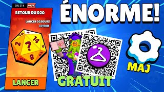 MAJ TERMINÉE (ce matin) DOUBLE QRCODE GRATUIT 🔥 COMBAT de BOSS HALOWEEN 🎃 Brawl TALK caché