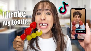 BUSTING Tiktok FOOD Life Hacks!
