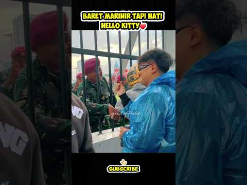 Demonstran ini jatuh cinta kepada marinir🤣❤️ #shortvideo #tni #viral #marinir #tnial #beritaterkini
