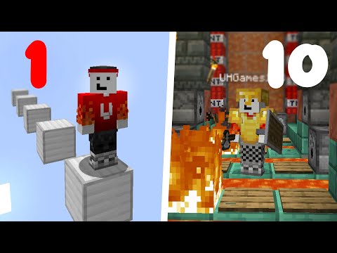 ПАРКУРЫ за 1 5 10 минут в Minecraft Майнкрафт