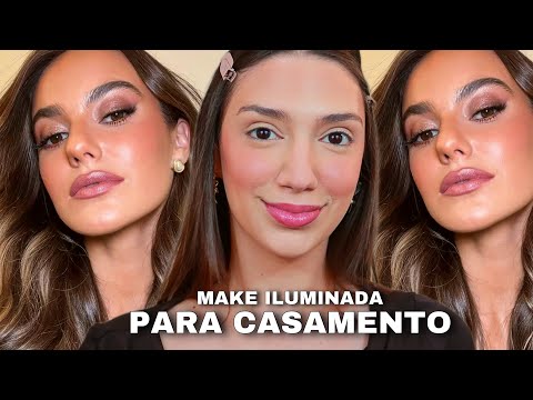 MAKE ILUMINADA PARA MADRINHA DE CASAMENTO *MAQUIAGEM ILUMINADA PARA CASAMENTO* FAÇA VOCE MESMA