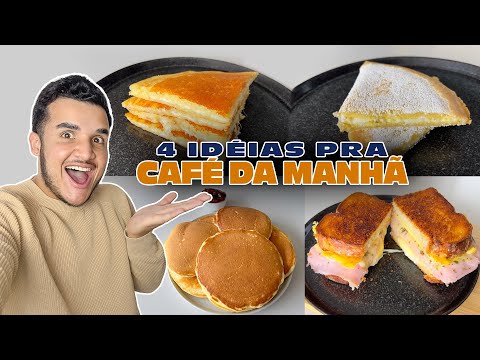 4 IDEIAS FÁCEIS E BARATAS PRO SEU CAFÉ DA MANHÃ | IGOR ROCHA