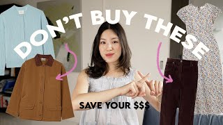 CLOTHING YOU'LL ALWAYS REGRET BUYING FOR FALL/AUTUMN