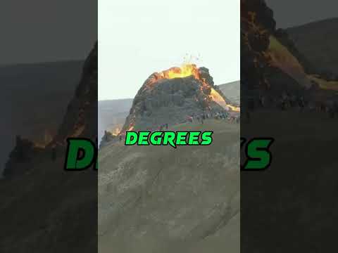 Volcano lava temperature #shorts #facts #interestingfact #viralshort #viral