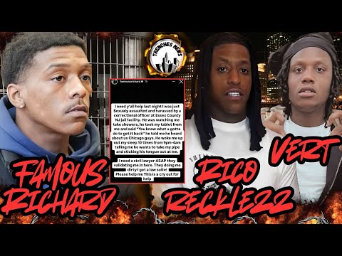 Bloodhound Vert Threatens Rico Recklezz Son | Famouss Richard Assaulted In Feds By Guard 😱