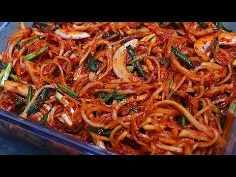 💥초간단 무생채 맛있게 할수있는방법 알려드려요❗김장전 가을무생채 맛에 푹~빠져보세요💯