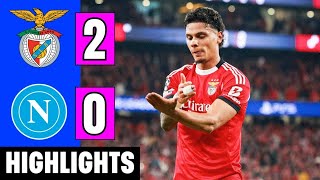 Benfica vs Napoli 2-0 Highlights