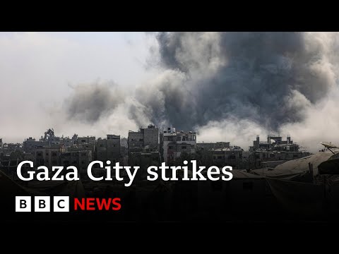 YouTube video thumbnail: Israel Pushes Tanks Further Into Gaza City After Hamas Spokesman Abu Obeida Killed