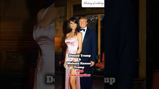 Donald Trump and Melania knauss Trump evolution couple #donaldtrump #melaniatrump #trending #short