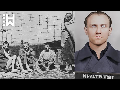 Execution of Nazi guard who kicked out the eyes of prisoners & killed them - Hubert Krautwurst