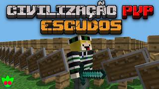 CIVILIZAÇÃO PVP: ESCUDOS - T2 EP 4 | Evbo (Dublado) #minecraft #aquaritis