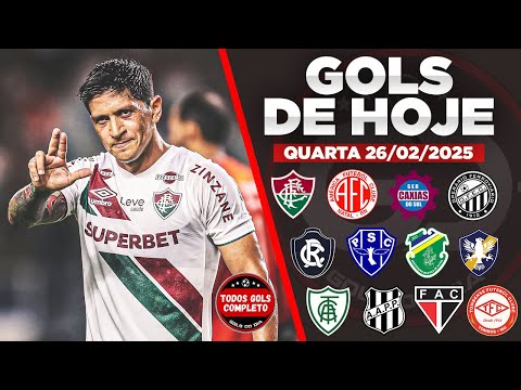 ⚽️ TODOS OS GOLS DESTA QUARTA 26/02/2025 GOLS DA COPA DO BRASIL,GOLS DE HOJE, GOLS DO DIA (COMPLETO)