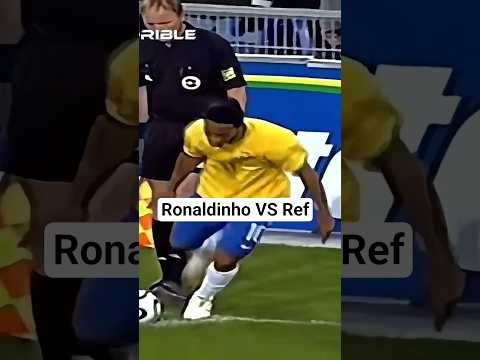 El Árbitro que le Robó el Balón a Ronaldinho #ronaldino #dinho #futebol #futbol