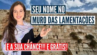 SEU NOME EM JERUSALEM! AO VIVO - DOMINGO 26/2 • 13H