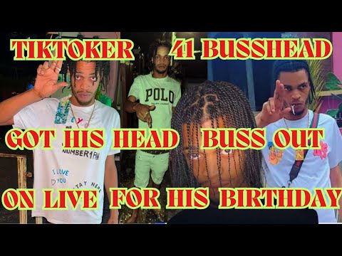 TIKTOKER 41 BUSSHEAD Got His HEAD BUSS Out WHILE On HIS LIVE CELEBRATING His BIRTHDAY On NORTH LANE