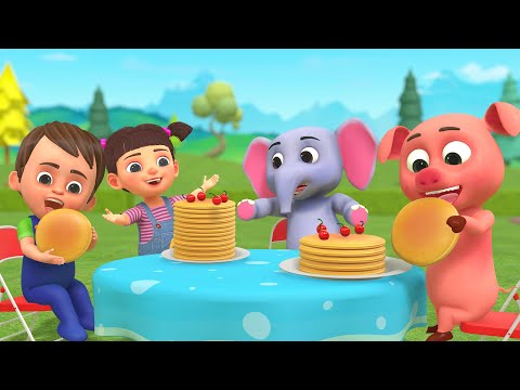 Pancake Song | Animals for Kids | Farm Animals Songs for Kids & Babies | Nursery Rhymes & Kids Songs