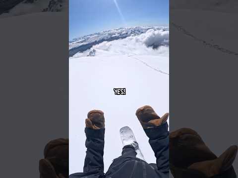 Snowboarding, but in Heaven 🔥