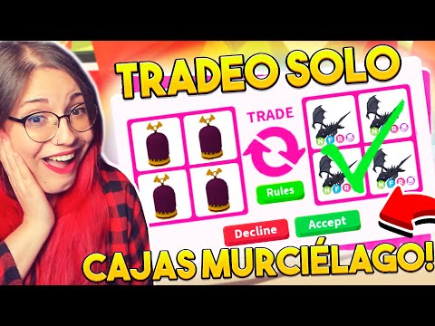 SOLO TRADEO CAJAS MURCIÉLAGO RARAS POR 24 HORAS en ADOPT ME de ROBLOX