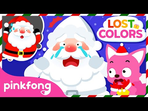 [🎄NEW] Santa's Color Is Gone | Learn Colors | Colors for Kids | Pinkfong Official