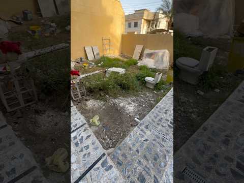 دخلت لحديقة مهملة وغيرتها بالكامل